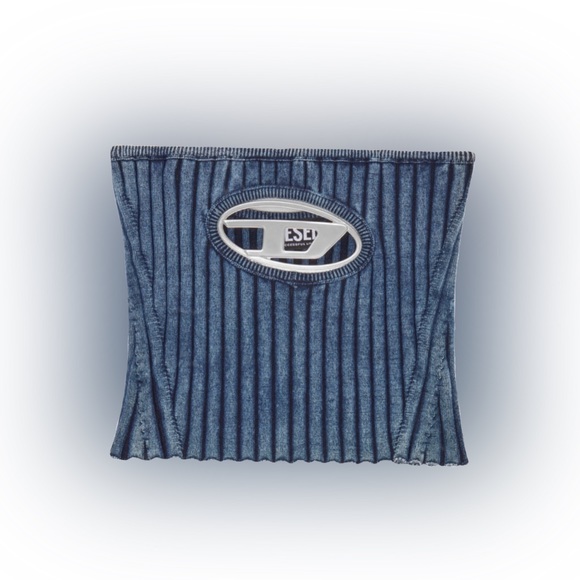 Diesel Tops - NWOT DIESEL CLARKSVILLE BLUE BOUCLÉ BANDEAU TOP // SIZE XS💙